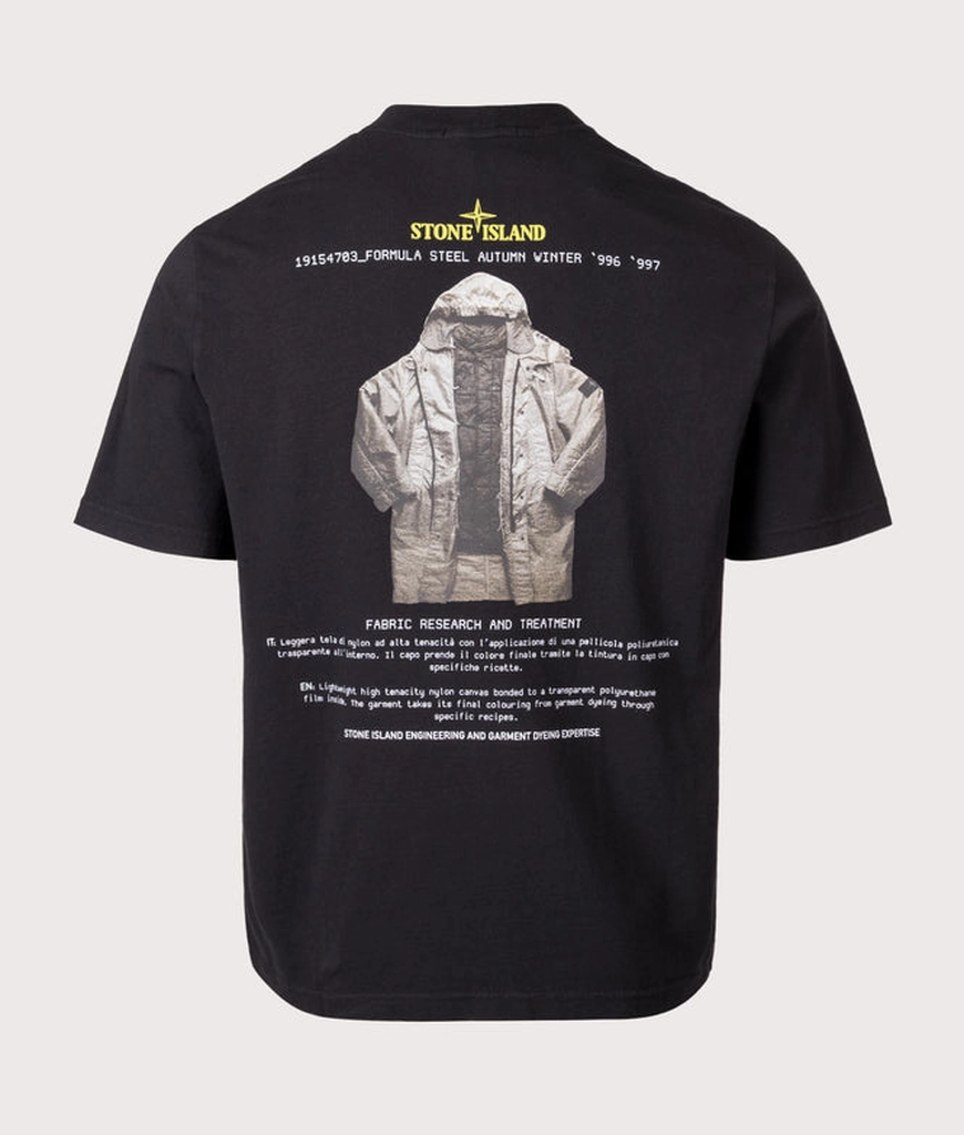Stone Island Mens Organic Cotton Archivio T-Shirt